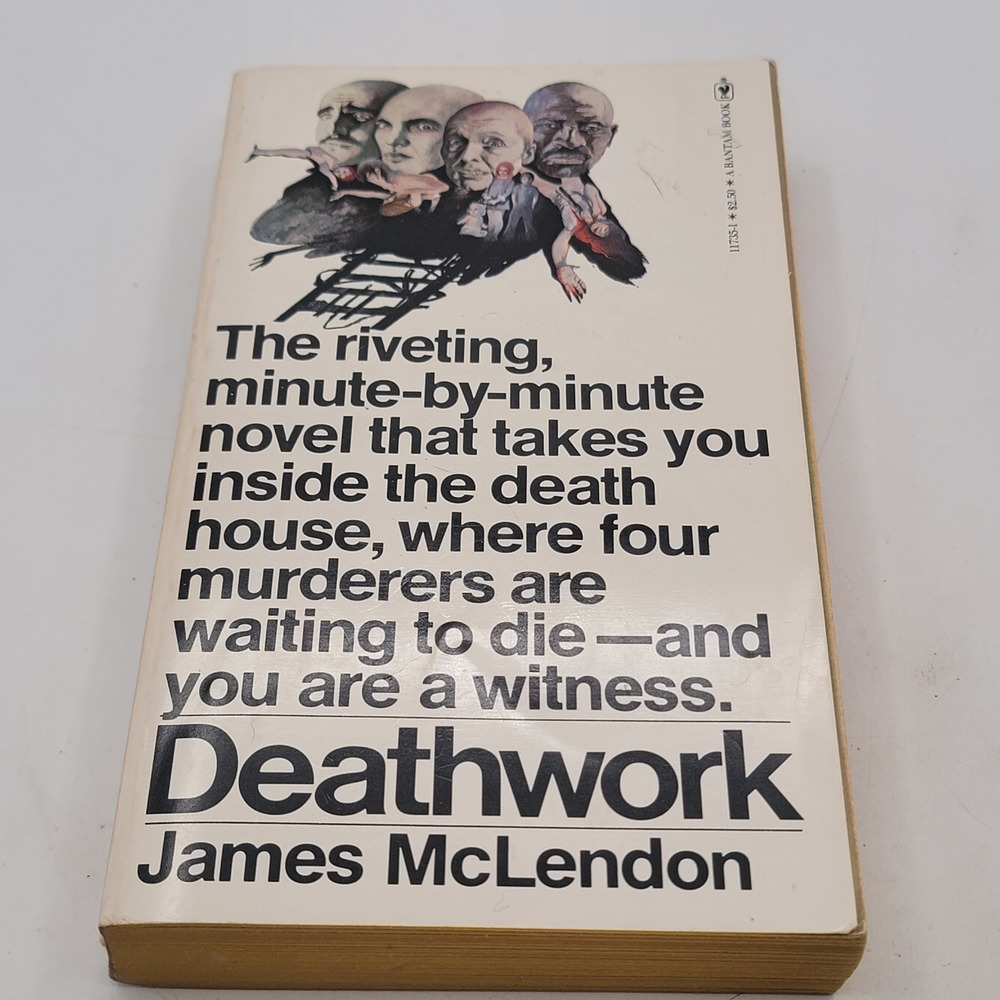 James McLendon Deathwork Paperback 1st Bantam Printing 1978 Crime Thriller Good